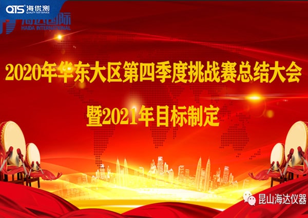 海達(dá)儀器華東大區(qū)第四季挑戰(zhàn)賽總結(jié)暨2021目標(biāo)！